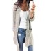 Laamei New European Women Autumn Split Slim Cardigan Long Sleeve Loose Asymmetric Batwing Pocket Thicken Cardigan Women Sweaters