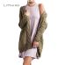 Laamei New Long Cardigan Women Long Sleeved Knit  Jumper Cardigans Autumn Winter Women Sweaters 2018  Mujer Invierno