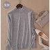 Lafarvie Fashion Cashmere Blended Knitted Sweater Women Tops Autumn Winter Turtleneck Pullovers Female Long Sleeve Solid Color