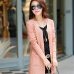 Long Autumn Cardigan With Pockets Female Long Sleeve Knitted Cardigans Feminino Tops Plus Size Pink Cardigan Sueter Mujer