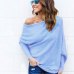 MISAUU Sexy Off Shoulder Knitted Sweater Women Fashion Pullovers Knitwear Autumn Winter 2018 White jumper pull femme Plus Size