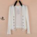 MLXSLKY Spring and summer large size women 's sun protection clothing fat mm small shawl thin chiffon long sleeve knit cardigan