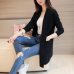 Neploe 2019 Spring New Wild Loose Long Knitwear Cardigan Women Sweater Coat Long Sleeve Coat Tide 65467