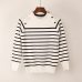 New Autumn Winter Women Pullover Sweater Fashion Striped Designer Casual Jumper O-Neck Long Sleeves Female Sweater