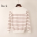 New Autumn Winter Women Pullover Sweater Fashion Striped Designer Casual Jumper O-Neck Long Sleeves Female Sweater