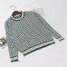 New High Quality Striped Autumn Winter Women Sweater Thick Jacquard Knitted Pullover and Sweater Fashion Casual Femme Jumper