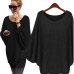 New sweater Women candy color Oversized Batwing Knitted Pullover Loose Sweater Knitted Tops high quality clothing #yl