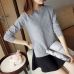 OHCLOTHING In the spring of 2018 new women's long sleeved Pullover female loose knit short shirt coat blouse