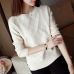 OHCLOTHING In the spring of 2018 new women's long sleeved Pullover female loose knit short shirt coat blouse