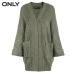 ONLY  womens' autumn new cardigan long sweater sweater women Cuff design Cardigan design|11833B504