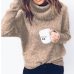 Pullover Sweater Women Jumper Clothing Turtleneck Sweater Female Jumper Pull Top Women Thick Winter Oversized Knitted Sweaters