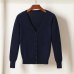 Queechalle 25 Color Autumn Knitted Cardigan Coat Women's V Neck Long Sleeve Casual Sweater Coats Female Clothes S- 4XL Plus Size