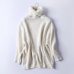 RejinaPyo Women Oversize Basic Knitted Turtleneck Sweater Female Solid Turtleneck Collar Pullovers Warm 2018 New Arrival