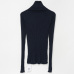 Ribbed Turtleneck Sweater Knitted Tops Women High Neck Pullovers With Thumb Hole Fall Winter Jumper