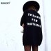 Rugod 2018 Fashion Letter Embroidery Cardigan Feminino Women Winter Warm Sweater Female Casual Long Cardigan Poncho Pull Femme