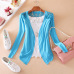 Sexy Lace Cardigans Female Knitted Long Cardigan Spring Summer Women Sweaters Rebecas Mujer Blusas De Renda Top Gilet Femme