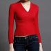 Sexy Winter Knitted Sweater V Neck Cashmere Sweater Female 2019 Women Sweaters And Pullovers Autumn Long Sleeve Sweater Jumper