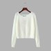 Simenual 2018 Fashion yellow sweaters for women autumn winter knitted jumper sueter mujer side slit lady's sweater pull clothes