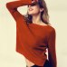 Simenual 2018 Fashion yellow sweaters for women autumn winter knitted jumper sueter mujer side slit lady's sweater pull clothes