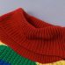 Simenual Rainbow turtleneck sweaters women winter 2018 jumpers knitted clothes fashion striped oversized pullover female sale