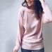 Simenual V neck women sweaters and pullovers knitted autumn winter clothing solid basic slim pullover female jumper sweater lady