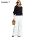 Spring Round neck Striped Knit Sweater Fashion and elegant White Sweater 2019 Brand Design black Spring Knitting Sweater woman