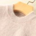 Super Warm Pure Mink Cashmere Sweaters and Pullovers Women Autumn Winter Soft Sweater Half Turtleneck Female Basic Pullovers