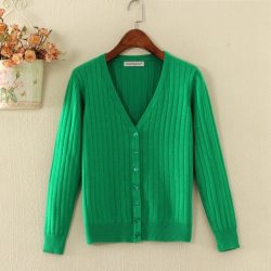 Sweater Women 2018 New Plus Size Cardigan Female Knitted Sweater Long Sleeve Crochet Casual V-Neck Cardigans Woman Tops ZA 4XL