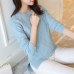 Sweater female Pullovers autumn of 2019 new sweater women's  long sleeved Pullover female loose knit short shirt coat blouse