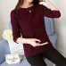 Sweater female Pullovers autumn of 2019 new sweater women's  long sleeved Pullover female loose knit short shirt coat blouse