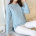 Sweater female Pullovers autumn of 2019 new sweater women's  long sleeved Pullover female loose knit short shirt coat blouse