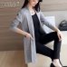 TIGENA Long Cardigan Female 2019 Autumn Winter Women Long Sleeve Cardigan Sweater Knitted Cardigans For Women Jacket Tops