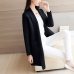 TIGENA Long Cardigan Female 2019 Autumn Winter Women Long Sleeve Cardigan Sweater Knitted Cardigans For Women Jacket Tops