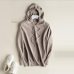 Tangada fashion woman solid hooded sweater female   long sleeve korean chic soft jumpers sweater ladies pull femme AQJ01