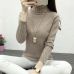 Thick Warm Women Turtleneck 2019 Winter Women Sweaters And Pullovers Knit Long Sleeve Cashmere Sweater Female Jumper Tops RE0973