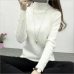 Thick Warm Women Turtleneck 2019 Winter Women Sweaters And Pullovers Knit Long Sleeve Cashmere Sweater Female Jumper Tops RE0973