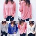 Trendy Women clothes solid Button -neck Knitted Sweater long sleeve casual cotton Knitwear Cardigan Tops one pieces