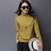 Turtleneck Sweater Female 2018 Autumn Winter Knitt Pullover Loose Long Sleeve Comfortable Soft Bottoming Shirt Female Sweater 47