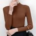 Turtleneck Women Sweater Ladies Slim Autumn Winter Knitted Femme Tops High Elasticity Soft Female Long Sleeve Pullovers Sweater