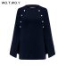 WOTWOY 2018 Knitted Cloak Sweater Women Casual Loose Shawl Autumn Winter Streetwear Poncho Women Sweater And Pullovers Plus Size