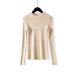 WOTWOY Shiny Lurex Autumn Winter Sweater Women Long Sleeve Pullover Women Basic Sweaters Women 2019 Korean Style Knit Tops Femme