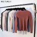 WOTWOY Shiny Lurex Autumn Winter Sweater Women Long Sleeve Pullover Women Basic Sweaters Women 2019 Korean Style Knit Tops Femme