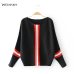 Weinsky Casual Style Women Knitted Sweater And Pullovers Full Sleeve Ladies Fashion Sweaters Female Winter And Autumn