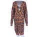 Winter Fashion Woman Sweaters Long Sleeve Leopard Print Knitted Cardigan Sweater Coat Tops Women Clothing Plus Size  2018 New