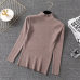 Winter Knitting Sweater Pullovers Women Long Sleeve Tops Turtleneck Knitted Sweater Chic Woman Clothes Female Casual Streetwear