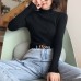 Winter Knitting Sweater Pullovers Women Long Sleeve Tops Turtleneck Knitted Sweater Chic Woman Clothes Female Casual Streetwear