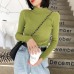 Winter Knitting Sweater Pullovers Women Long Sleeve Tops Turtleneck Knitted Sweater Chic Woman Clothes Female Casual Streetwear