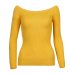 Wixra Warm and Charm Off Shoulder Knitted Sweater Women Autumn Elegant Jumper Pull Femel Winter High Stretch Knitwear Top