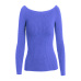 Wixra Warm and Charm Off Shoulder Knitted Sweater Women Autumn Elegant Jumper Pull Femel Winter High Stretch Knitwear Top