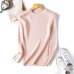 Wixra Women Winter Spring All base Match O-Neck Sweater Basic For Daily Pullovers Pure Color Womens Clothing